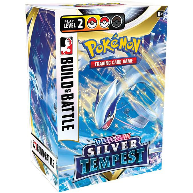 Pokmon TCG : Silver Tempest Build and Battle Box (1 Box) vRare Pokmon TCG : Silver Tempest Build and Battle Box (1 Box) vRare