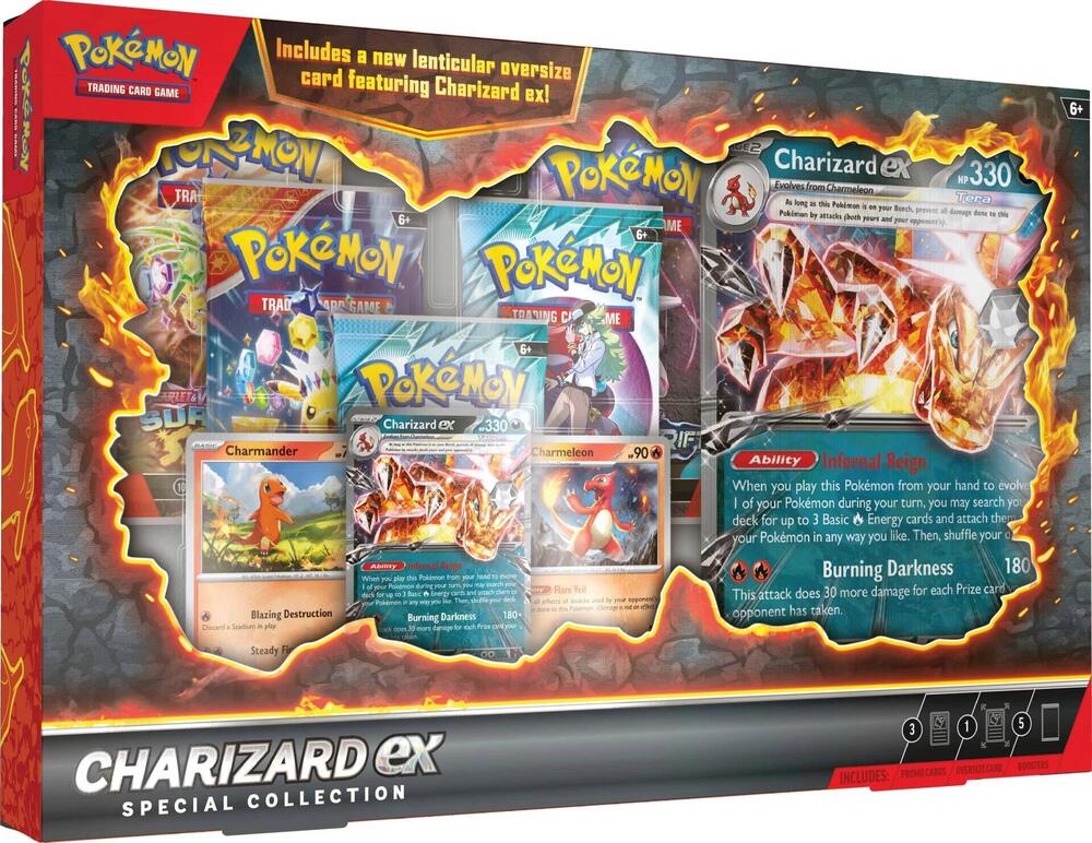 Pokemon TCG : Pokmon Charizard ex Special Collection Box vRare Pokemon TCG : Pokmon Charizard ex Special Collection Box vRare