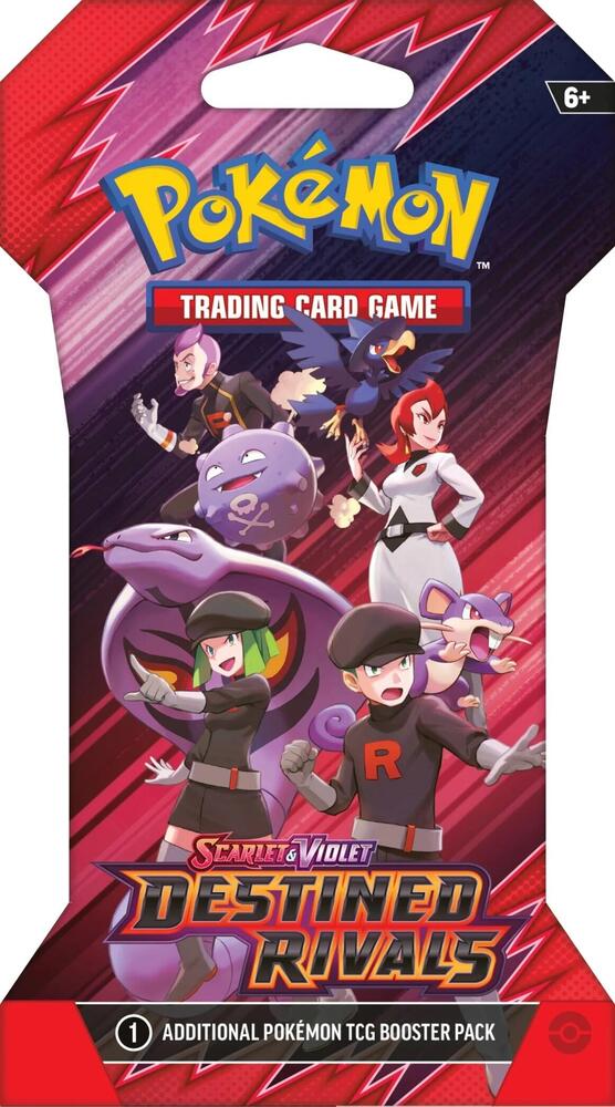 pokemon cards rivals Pokemon TCG : Pokémon Destined Rivals Sleeved Booster Pack (1 Pack) – vRare