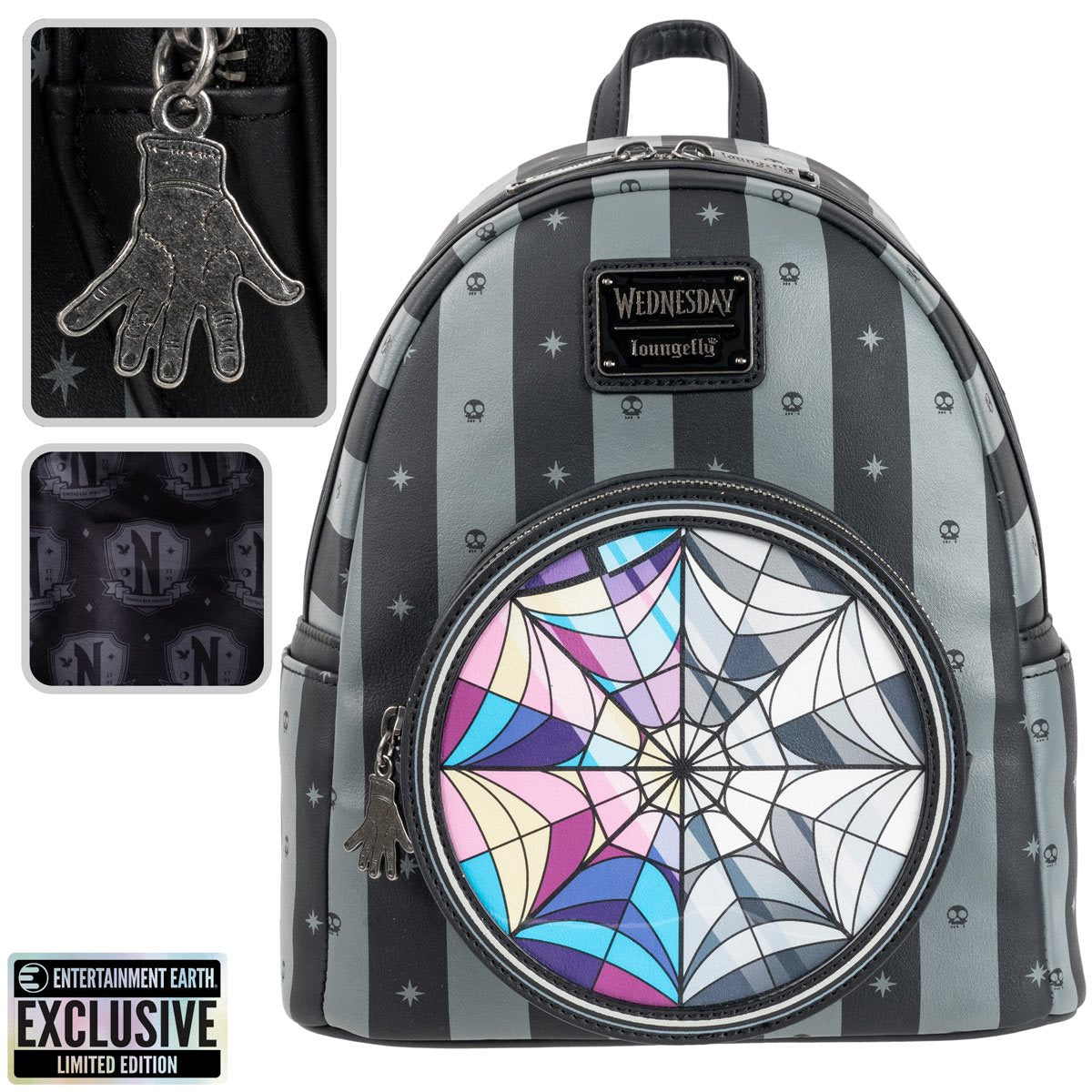 Loungefly Wednesday Adams Nevermore Mini-Backpack