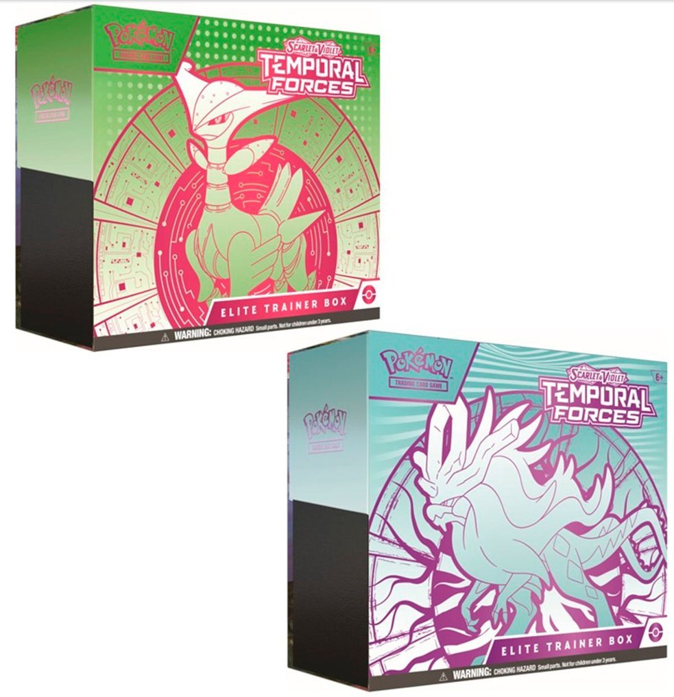 Pokmon TCG : Temporal Forces ETB (Art Styles Vary)(Order 2 for Both) vRare Pokmon TCG : Temporal Forces ETB (Art Styles Vary)(Order 2 for Both) vRare