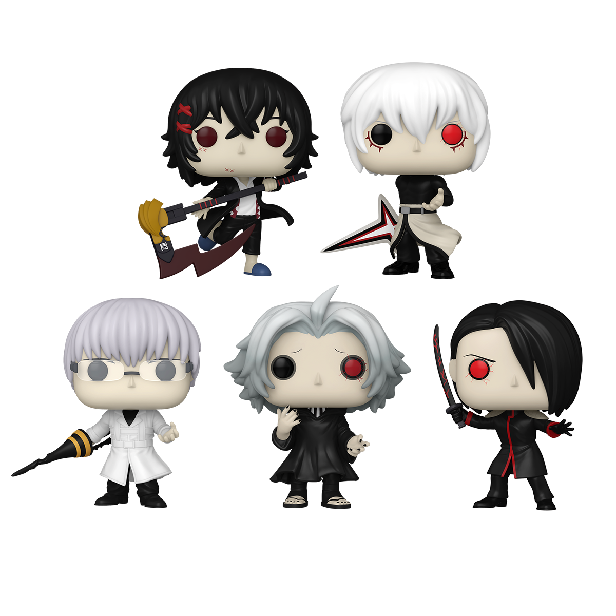 All tokyo online ghoul funko pops