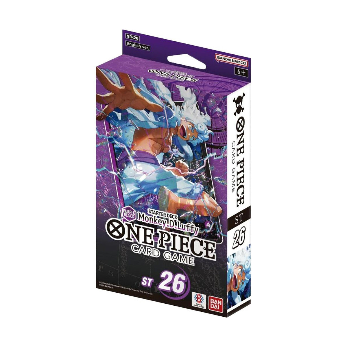 One Piece TCG: PURPLE/BLACK Gear 5 Monkey D Luffy Starter Deck ST-26 vRare One Piece TCG: PURPLE/BLACK Gear 5 Monkey D Luffy Starter Deck ST-26 vRare