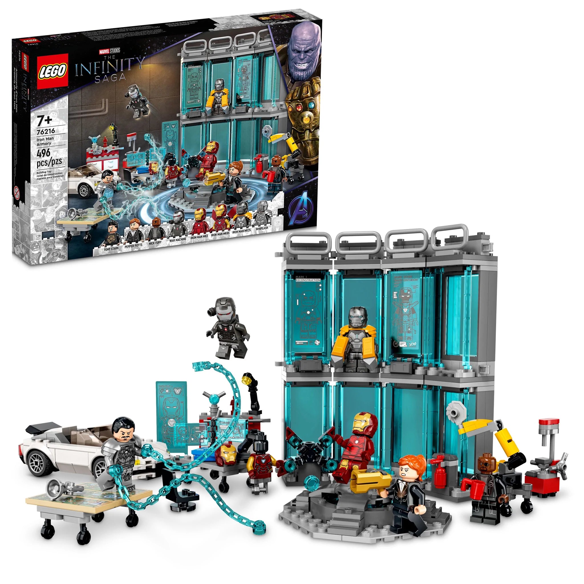 LEGO Marvel Iron Man Armory (76216) – vRare - Main Image