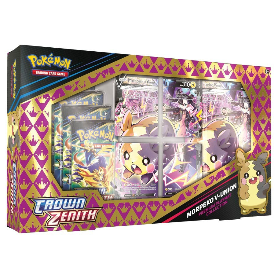 Pokemon TCG : Crown Zenith Morpeko V-Union Premium Collection vRare Pokemon TCG : Crown Zenith Morpeko V-Union Premium Collection vRare