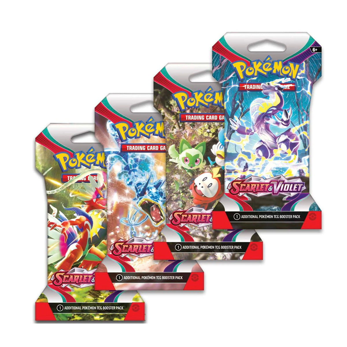 Pokemon TCG : Scarlet & Violet Base Set Sleeved Booster Pack (1 Pack) vRare Pokemon TCG : Scarlet & Violet Base Set Sleeved Booster Pack (1 Pack) vRare