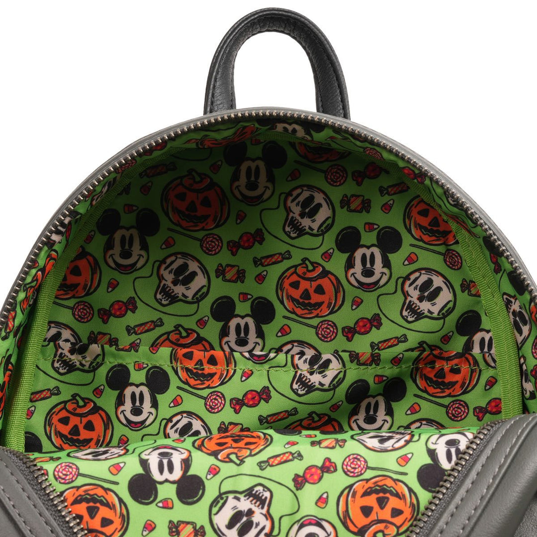 halloween disney mini backpack Loungefly Disney 100 Halloween Trick or Treaters Glow-in-the-Dark Mini – vRare