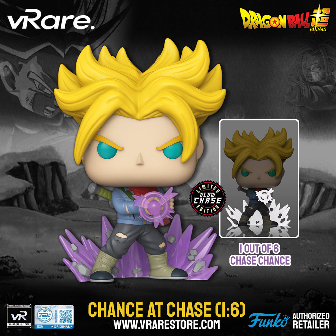 Funko POP! Animation: vRare Exclusive Dragon Ball Super - Super Saiyan Trunks #2198 (1 out of 6 Chase Chance) (Pre Release) (Pre Order)