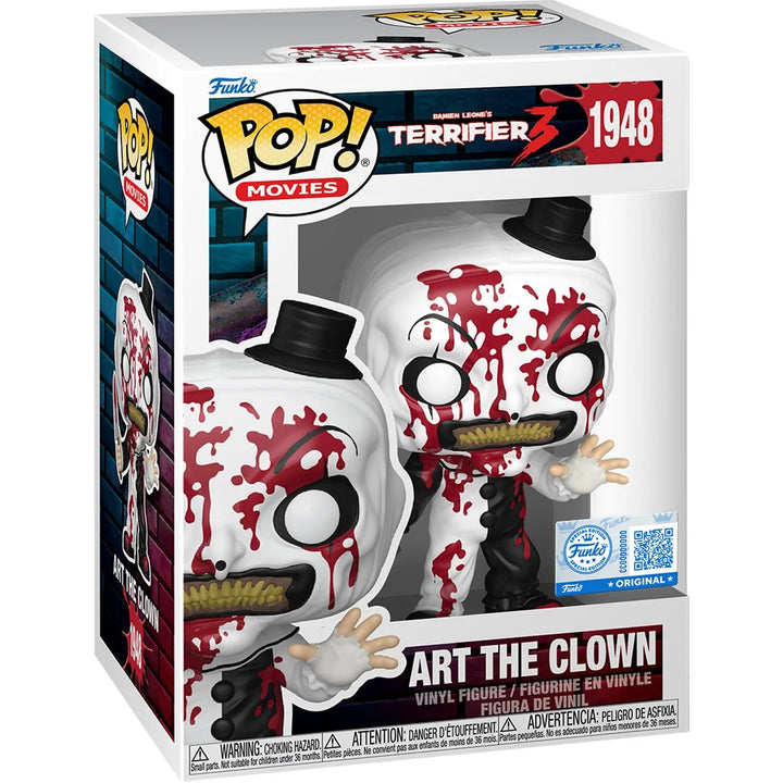 POP Horror: Terrifier 3 - Art the Clown (Bloody) Chase Blacklight Bundle Exclusive