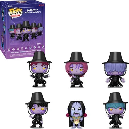 Funko POP! Mystery: KPOP Demon Hunters - Sealed Display of 6 (Pre order) (Styles Vary)
