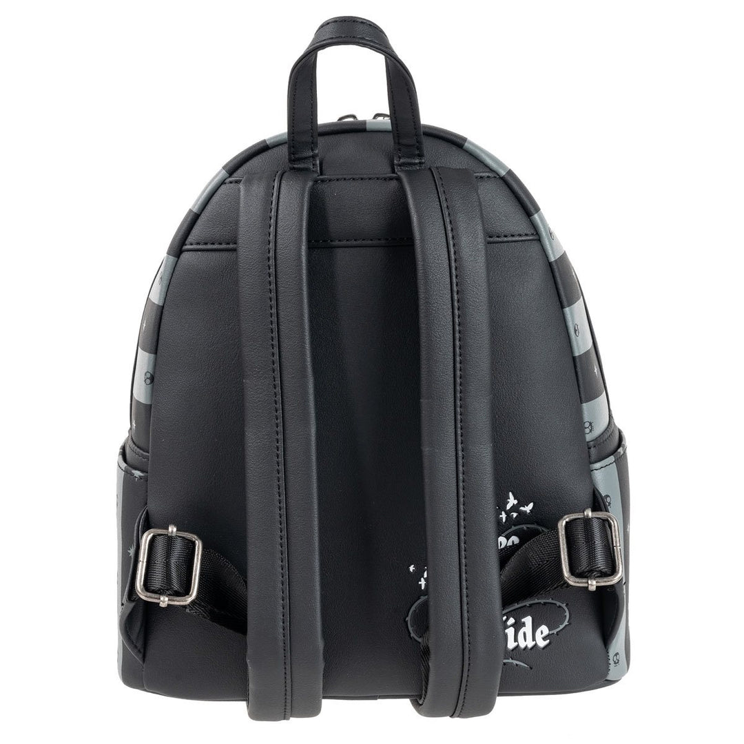 Loungefly Wednesday Adams Nevermore Mini-Backpack - Entertainment Earth Exclusive