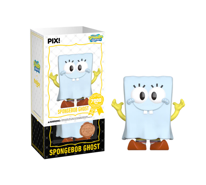 Thrilljoy PIX: Spongebob Squarepants - Spongebob (Ghost) (Chance at Chase) LE 7000
