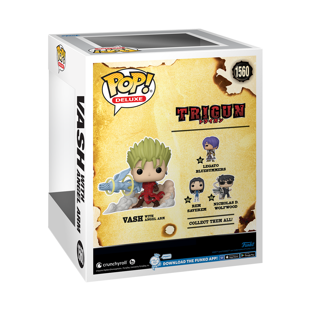 POP Deluxe: Trigun - Vash w/ Angel Arm (GLOW) (Pre Order)