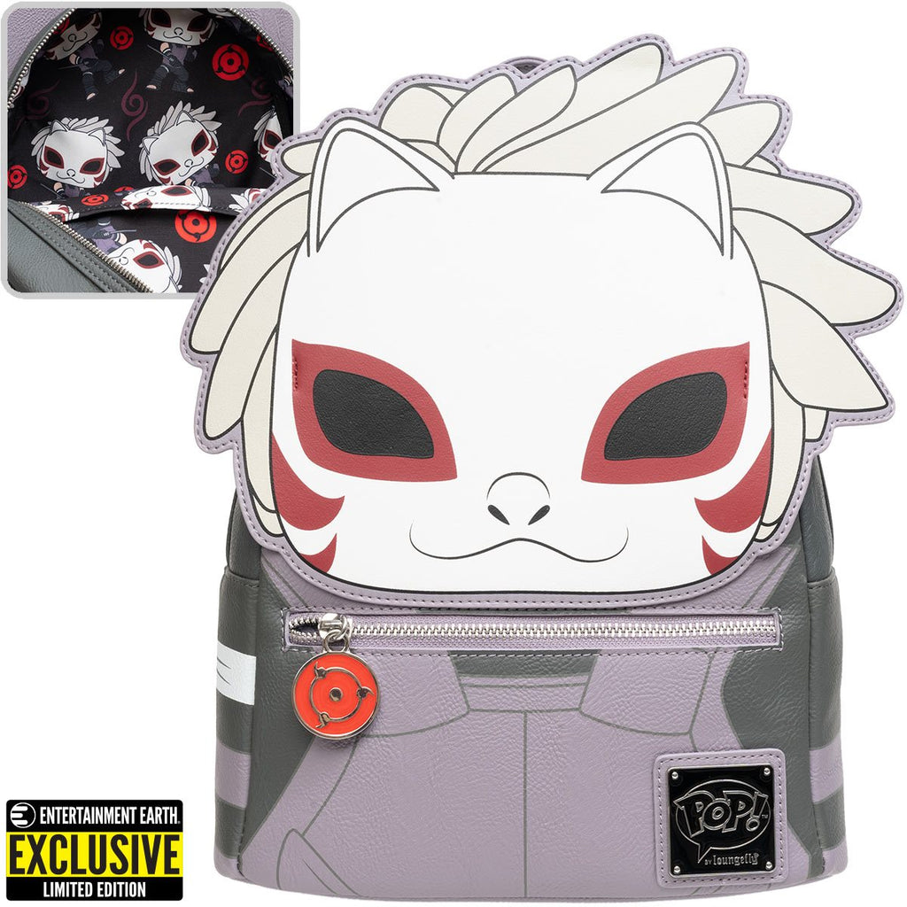 Naruto Shippuden Kakashi Peeking Mini Backpack Bioworld Bioworld Naruto Shippuden Kakashi Peeking Mini Backpack main image 4