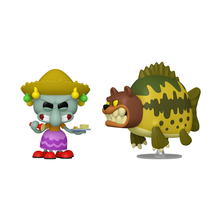 Funko POP! Animation: Spongebob S5 - Squidward and Sea Bear 2 Pack (Pre Order)