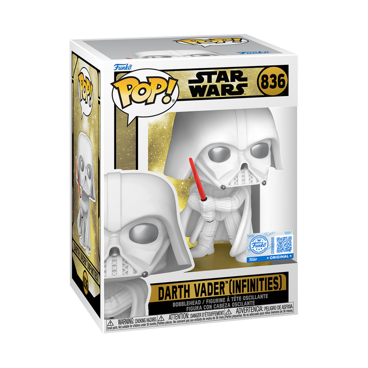 Funko POP! Star Wars Legends:  Darth Vader (White) Specialty Series Exclusive (Pre Order)