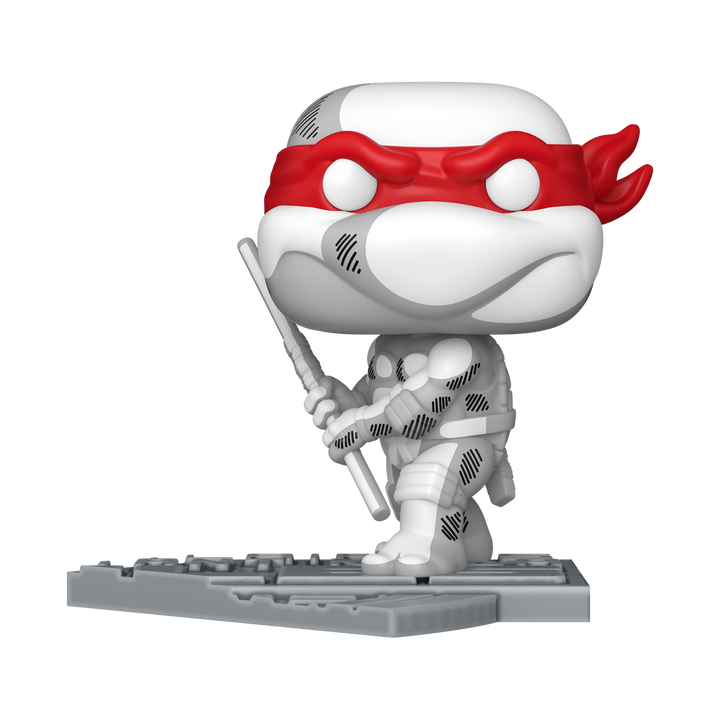 Funko POP! Comics: TMNT - Donatello (Black/White S7) (Pre order)