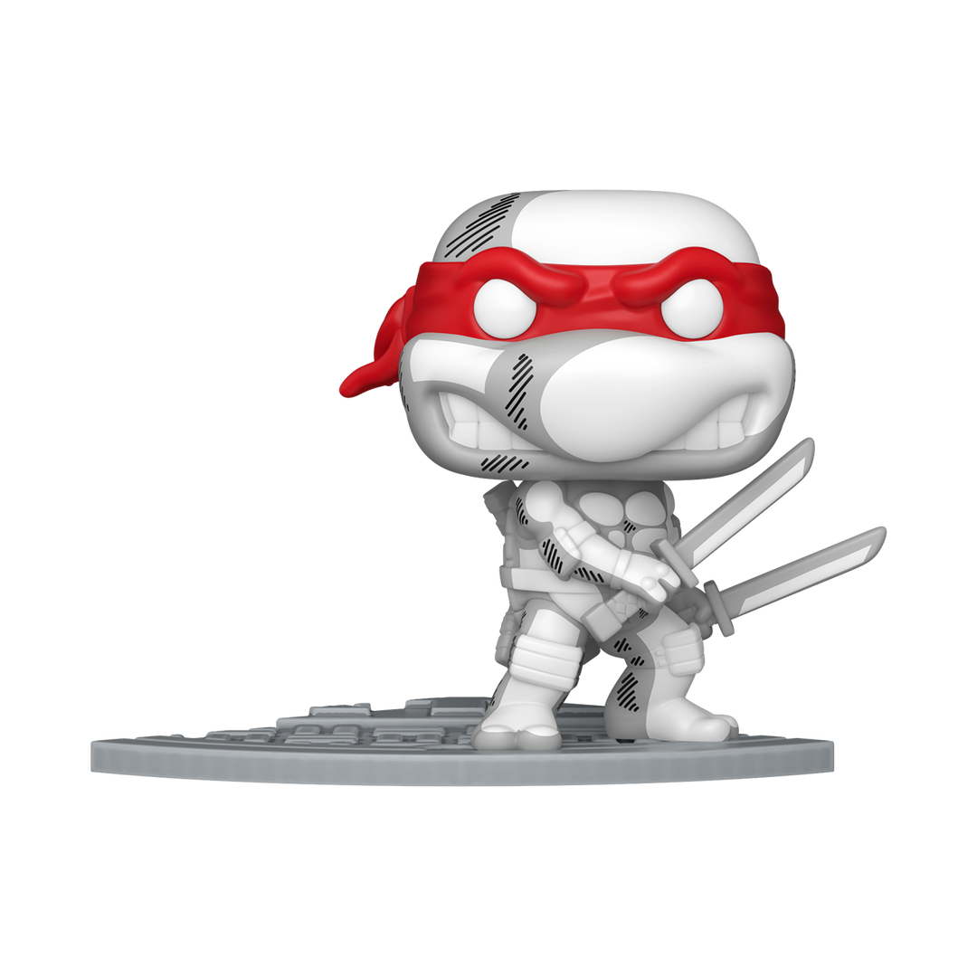 Funko POP! Comics: TMNT - Leonardo (Black/White S7) (Pre order)