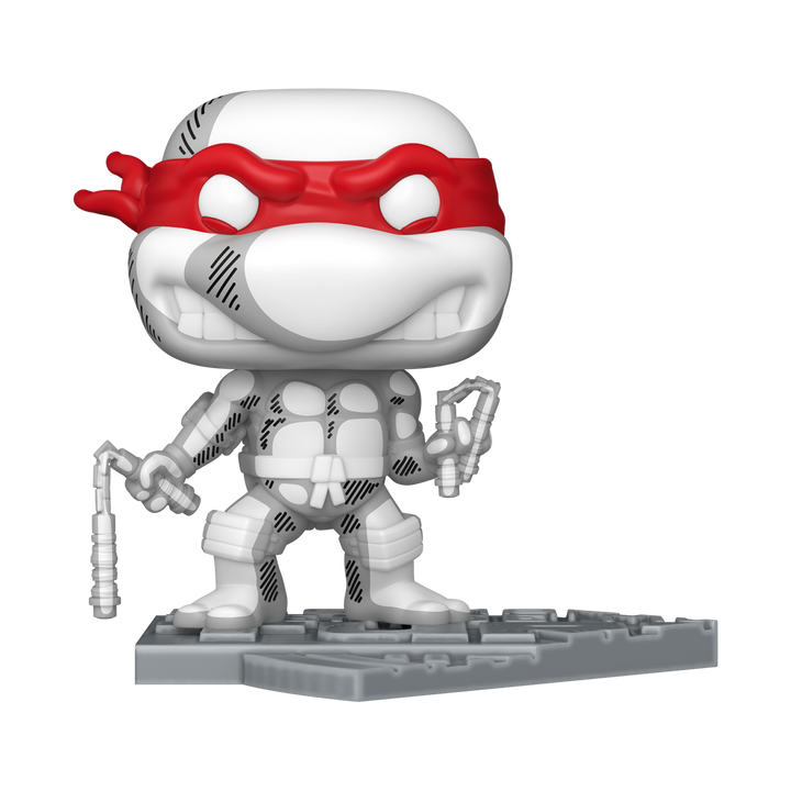 Funko POP! Comics: TMNT - Michelangelo (Black/White S7) (Pre order)