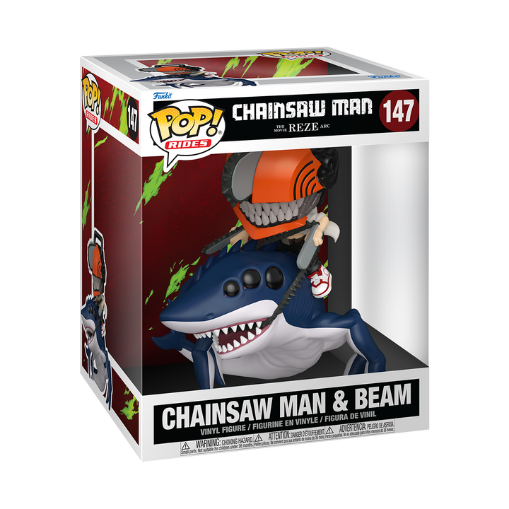 Funko POP! Deluxe: Chainsaw Man Reze- Chainsaw Man and Beam (Pre Order)