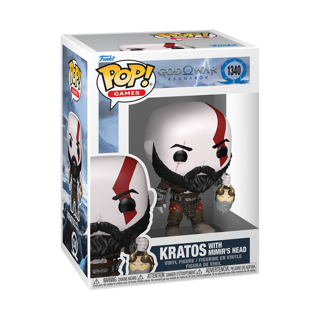 Funko POP! Games: God of War - Kratos w/ Mimir Head (Pre order)