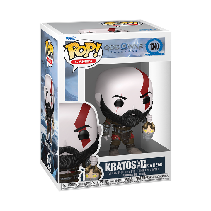 Funko POP! Games: God of War - Kratos w/ Mimir Head (Pre order)