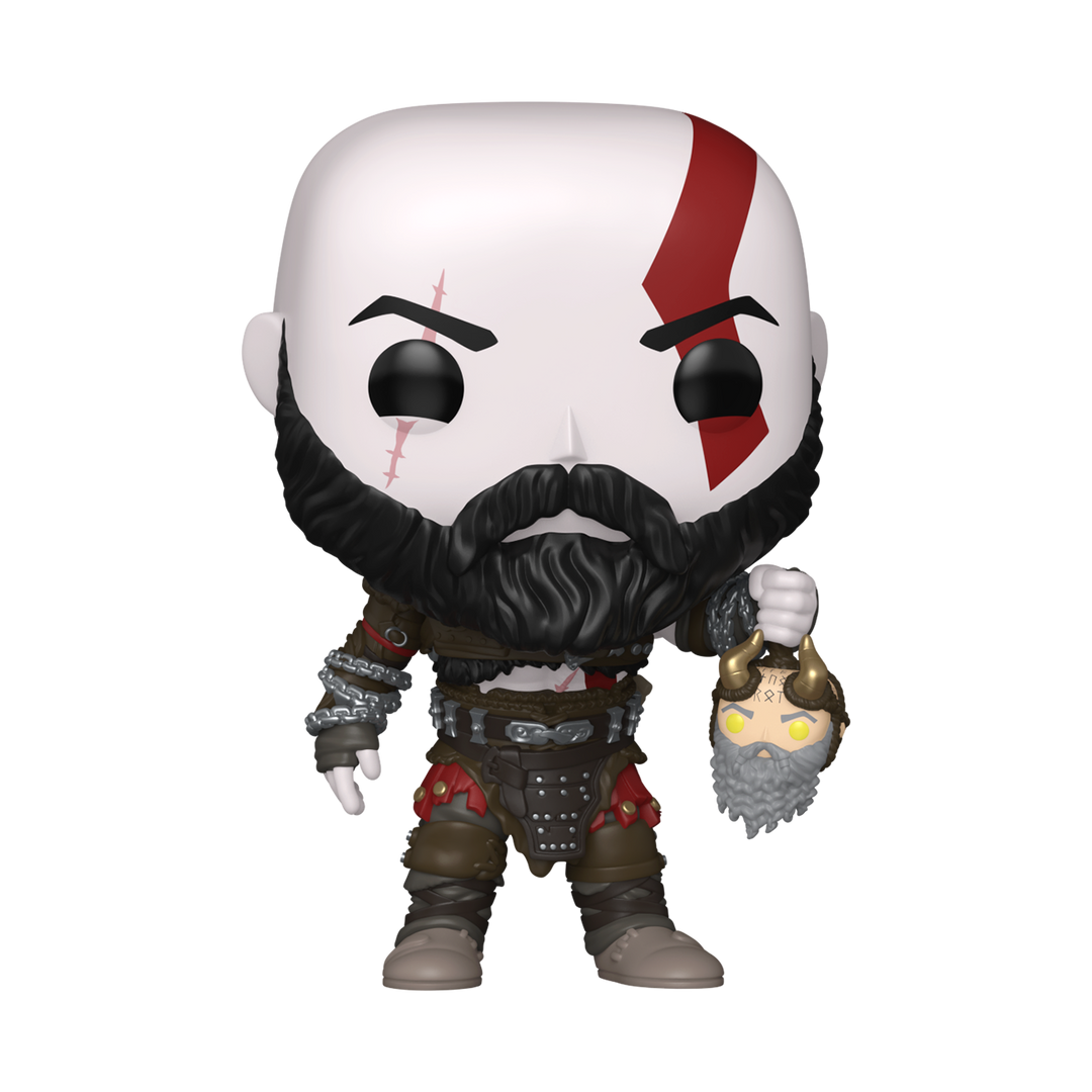 Funko POP! Games: God of War - Kratos w/ Mimir Head (Pre order)