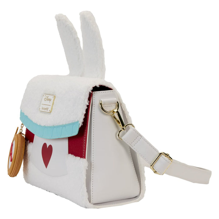 Loungefly Alice in Wonderland White Rabbit Cosplay Crossbody Purse