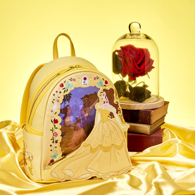 Loungefly Disney Beauty and the Beast Princess Series Lenticular Mini Backpack