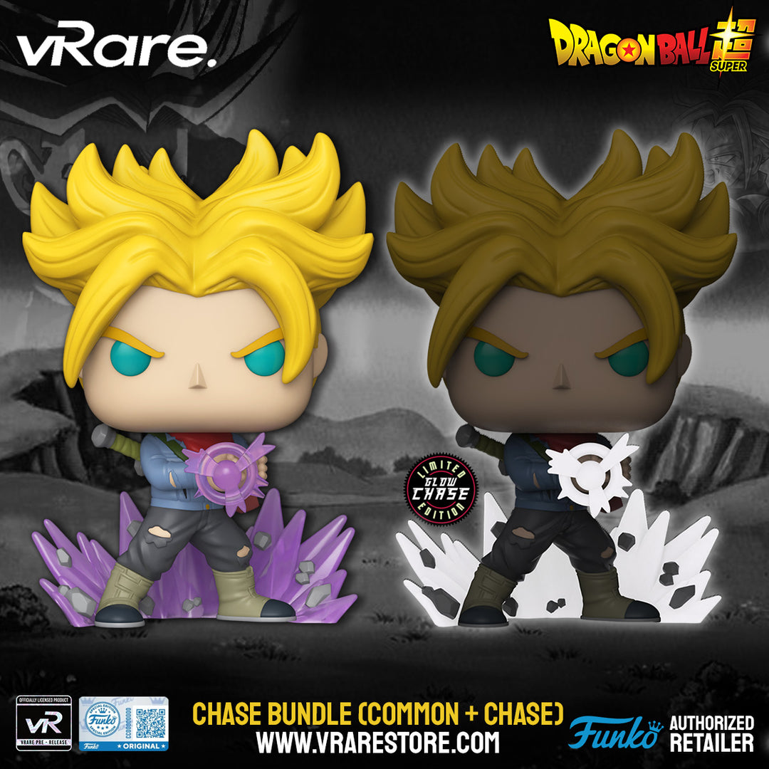 Funko POP! Animation: vRare Exclusive Dragon Ball Super - Super Saiyan Trunks #2198 (Chase Bundle) (Pre Release) (Pre Order)