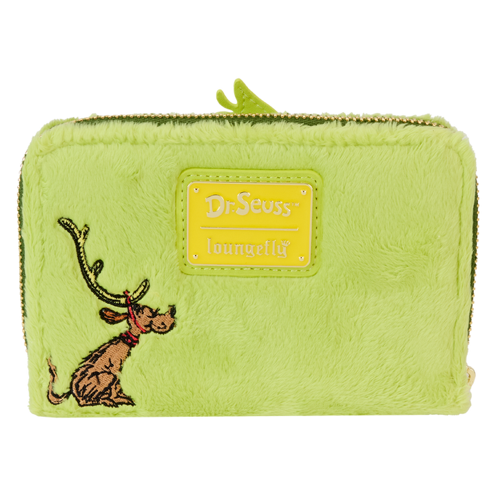 Loungefly Dr. Seuss' How The Grinch Stole Christmas! Plush Cosplay Glow Zip Around Wallet