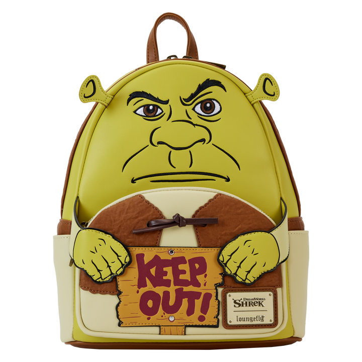 Loungefly Dreamworks Shrek Keep Out Cosplay Mini Backpack