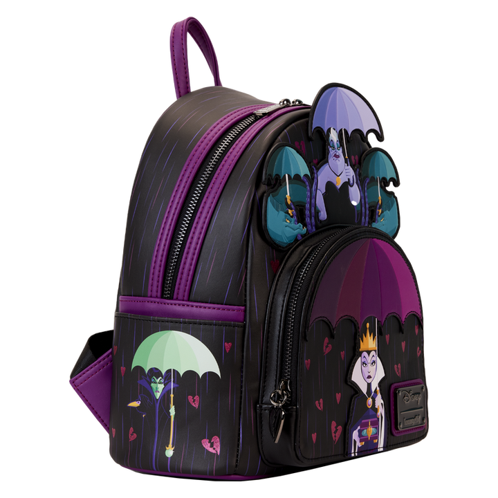 Loungefly Disney Villains Curse Your Hearts Mini Backpack