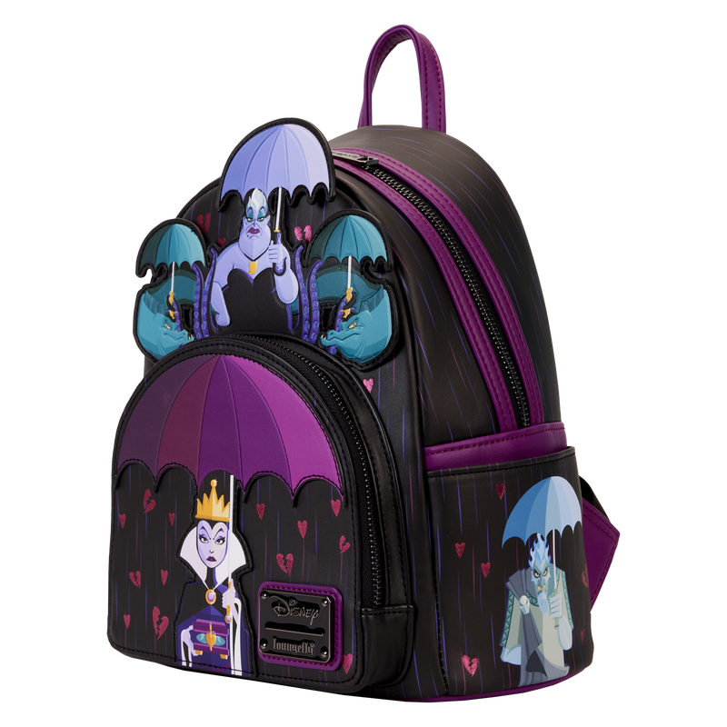 Loungefly Disney Villains Curse Your Hearts Mini Backpack