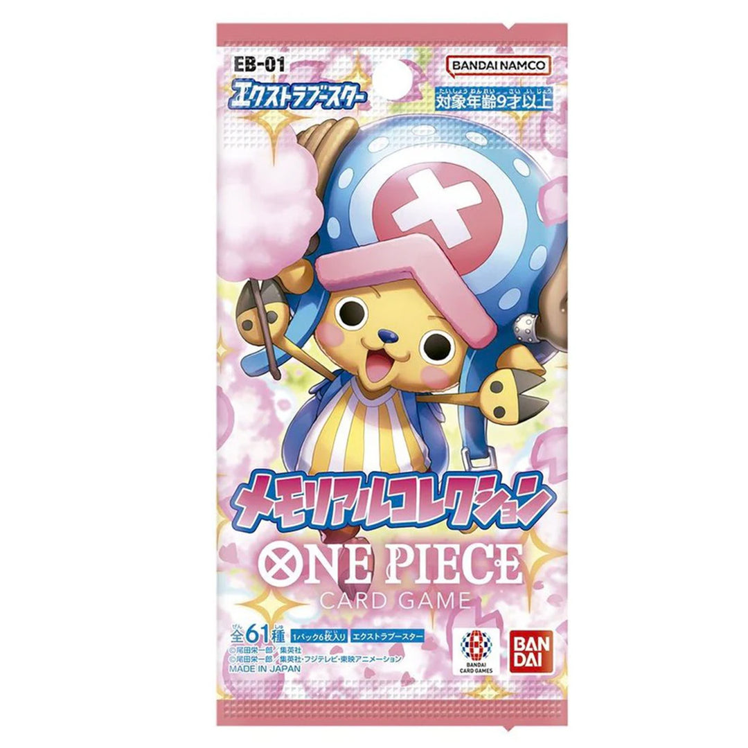 JPN One Piece Extra Booster Memorial Collection Booster Pack EB-01 (1 Single Pack)