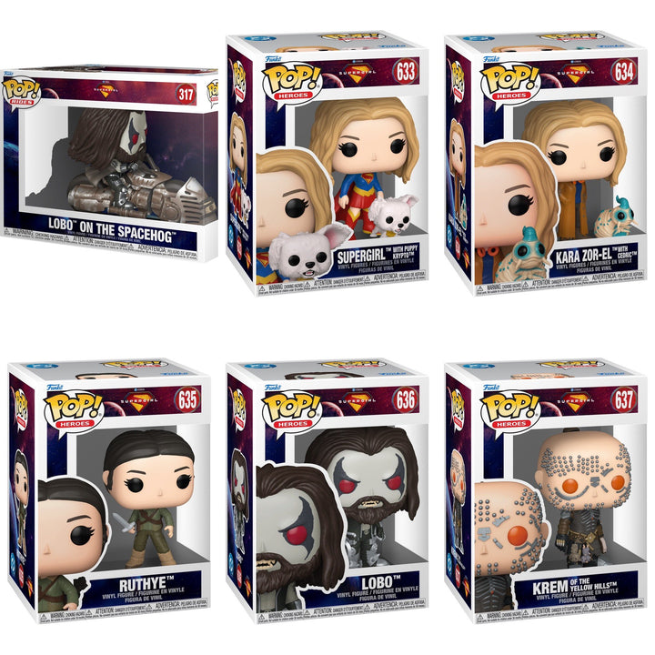 Funko POP! DC: Supergirl - vR Bundle of 6 w/ POP Ride (Pre order)