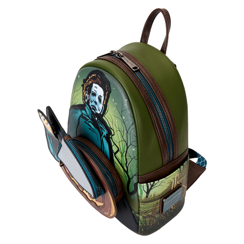 Loungefly Halloween Michael Myers Pumpkin Glow Mini Backpack w/ Coin B – vRare