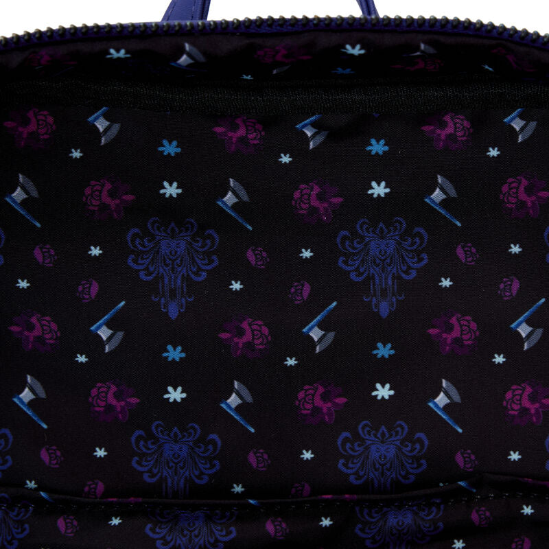 black widow loungefly mini backpack Loungefly Haunted Mansion Black Widow Bride Lenticular Mini-Backpack – vRare