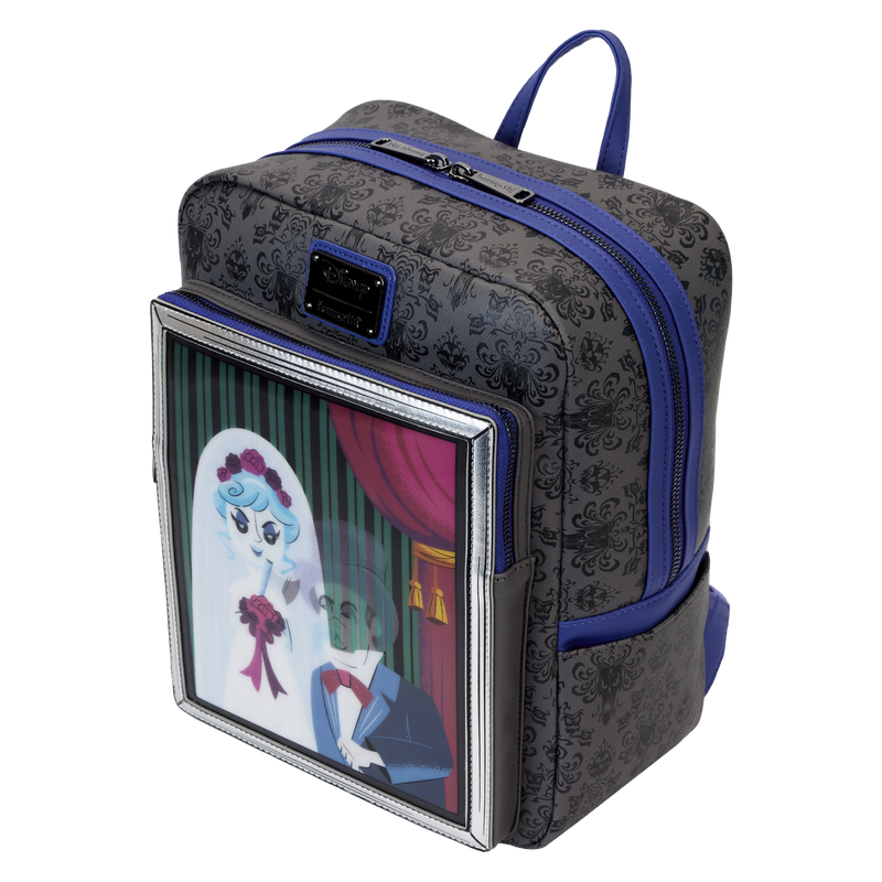 black widow mini backpack Loungefly Haunted Mansion Black Widow Bride Lenticular Mini-Backpack – vRare