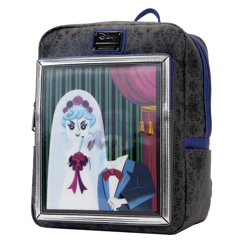 Loungefly Haunted Mansion Black Widow Bride Lenticular Mini-Backpack