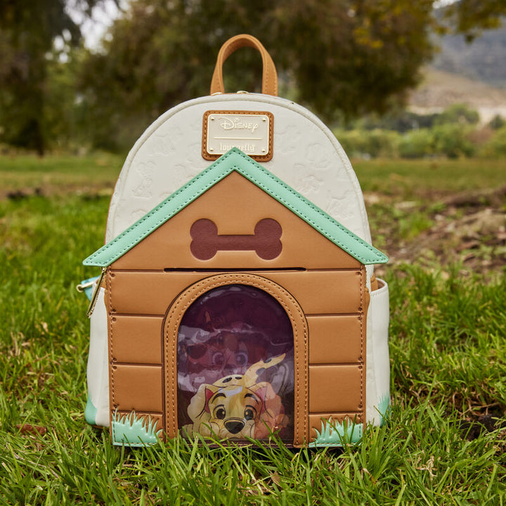 Loungefly I Heart Disney Dogs Dog House Triple Lenticular Mini Backpack