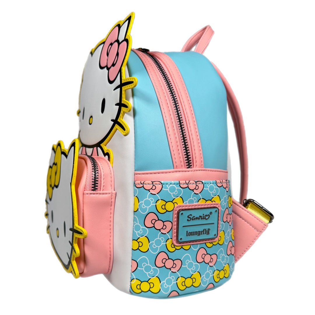 Loungefly Hello Kitty and Mimmy Cosplay Mini Backpack vRare Exclusive Loungefly Hello Kitty and Mimmy Cosplay Mini Backpack vRare Exclusive