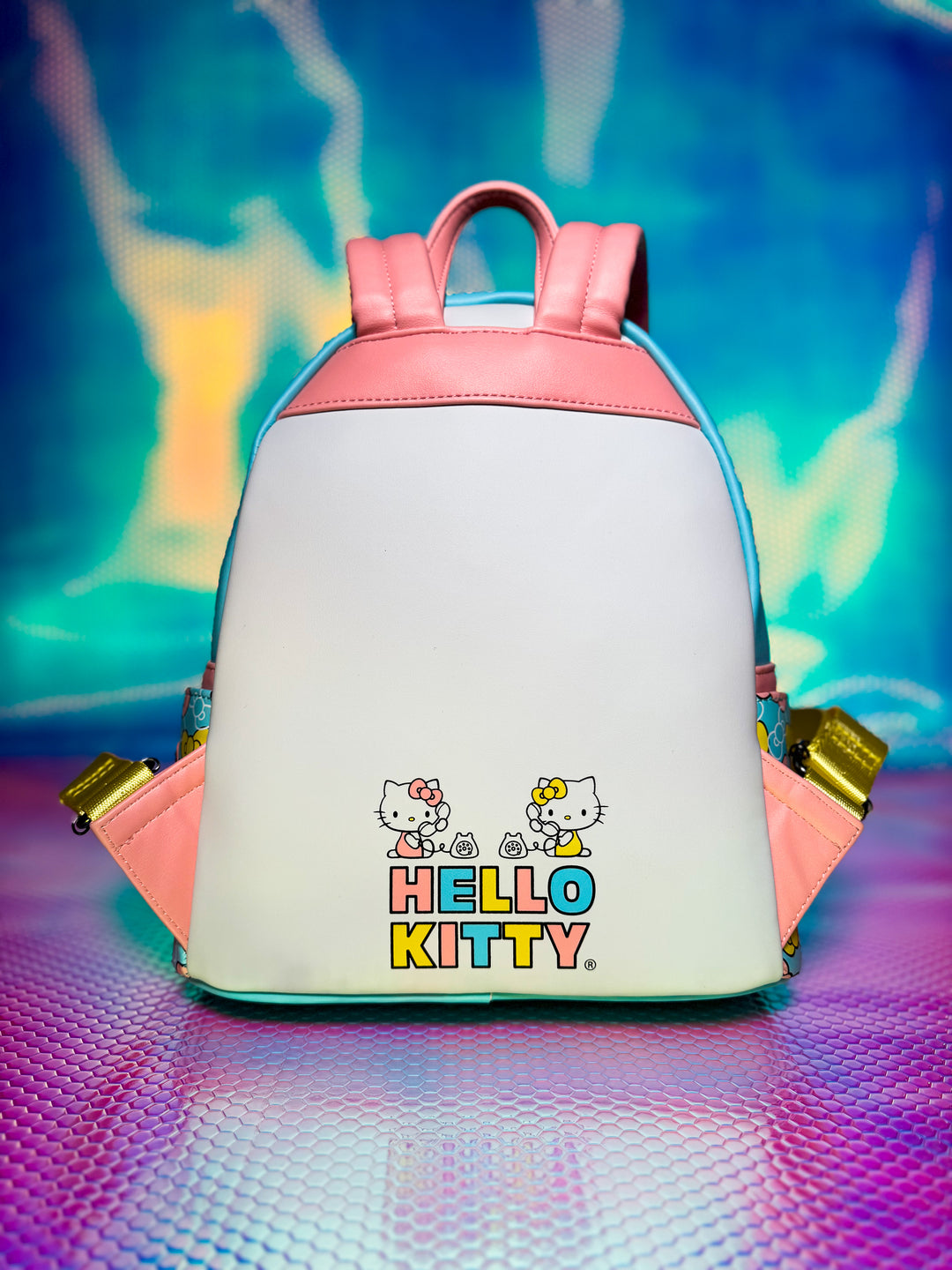 hello kitty mini backpack pl Loungefly Hello Kitty and Mimmy Cosplay Mini Backpack vRare Exclusive