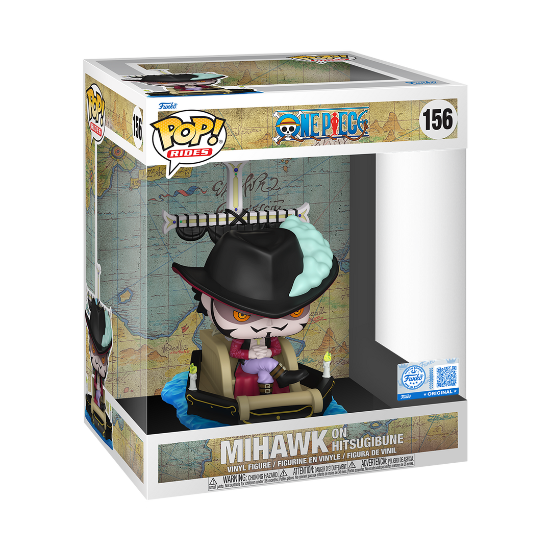 Funko POP! Rides DLX: One Piece - Mihawk on Hitsugibune Specialty Series Exclusive (Pre order)