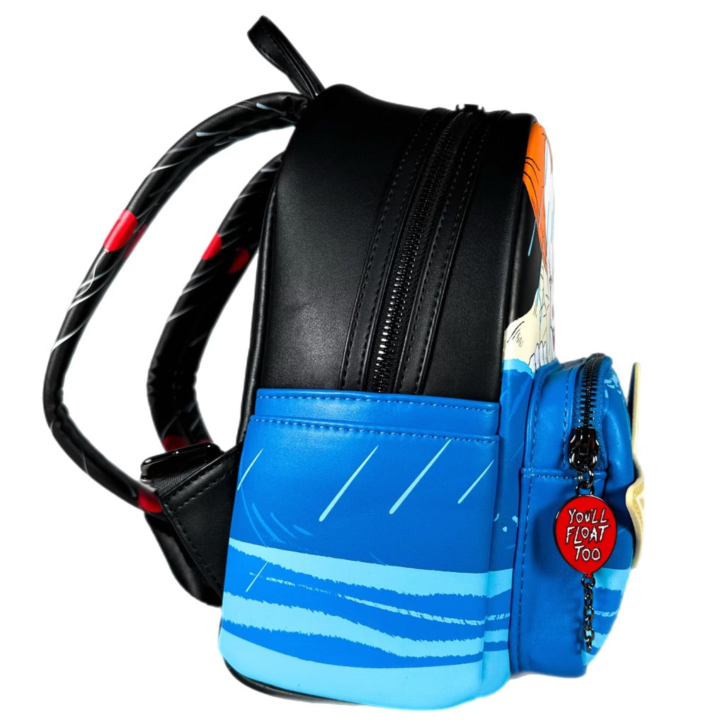it pennywise mini backpack Loungefly Pennywise “IT” Gutter Scene Cosplay Mini Backpack vRare Excl