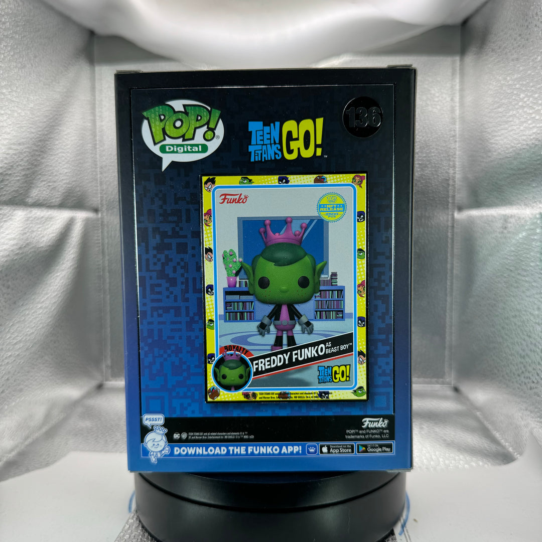 POP NFT: Teen Titans Go - Freddy Funko as Beast Boy  LE 2500