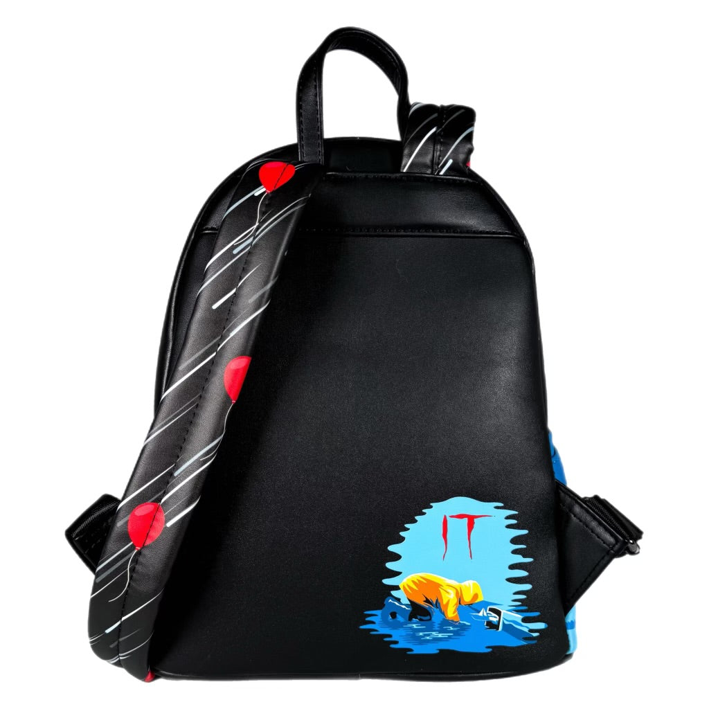 Loungefly Pennywise “IT” Gutter Scene Cosplay Mini Backpack vRare Excl