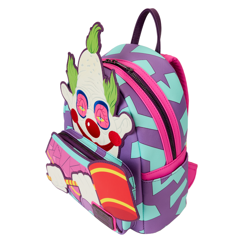 Loungefly Killer Klowns from Outer Space Jumbo Cosplay Glow Mini Backpack