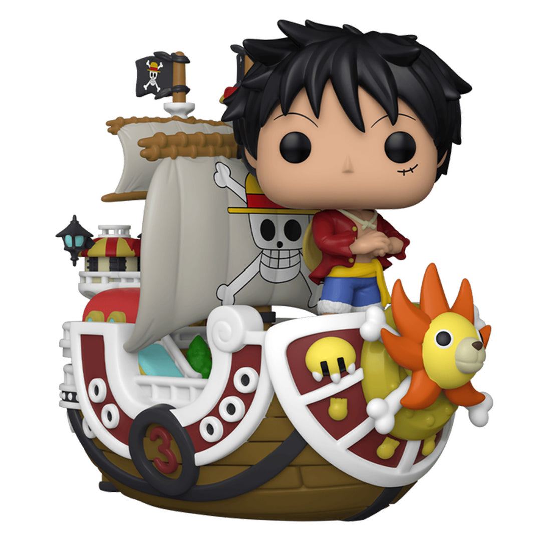 POP Rides: One Piece - Luffy on Thousand Sunny Wintercon Shared Convention Exclusive Damage Box