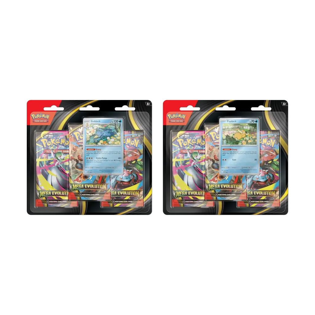 Pokemon TCG : Pokémon Mega Evolution 3 Pack Blister (Styles Vary) (1 B –  vRare